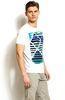 White Cotton Slim Fit Mens T Shirts, Jersey Round Neck