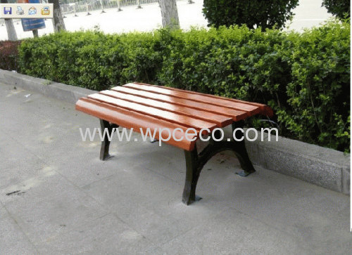 Energy saving and durable ECO extrusion WPC Gardern bench