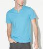 Casual Cotton Slim Fit Mens T Shirts, Blue Jersey Oem