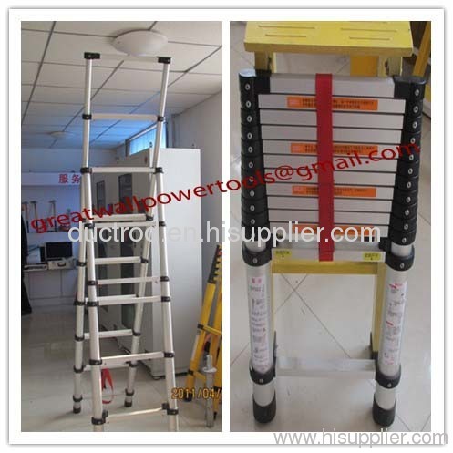 Step Footplate ladder, Aluminium Telescopic ladder