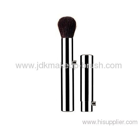 Silver Travel Makeup Retractable Blush Brush
