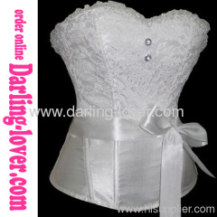 White Lace Wedding New Corset