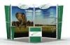 Lightweight Exhibit booth display , portable 3x3 exhibition stand
