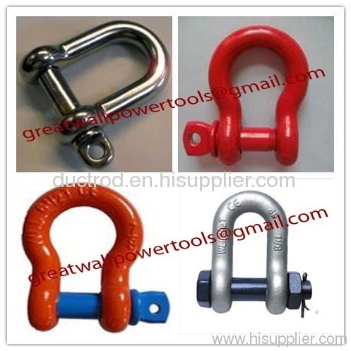 Price Stainless steel shackle,manufacture D- Shackle