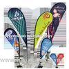 Teardrop flying banner display , outdoor advertising banners