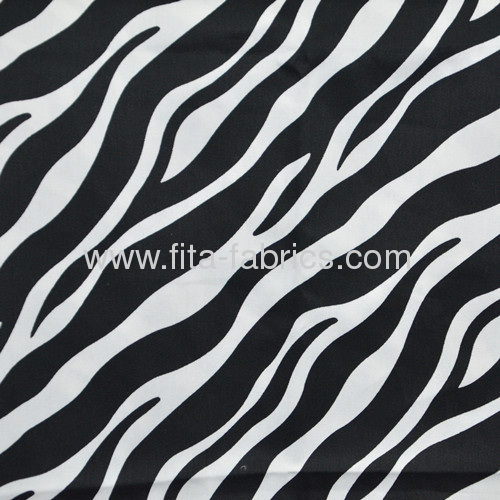 Leopard and Zebra Print Twill Fabric