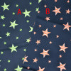 Star printed cotton fabric or twill-woven fabric