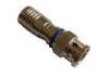 RG6 Compression BNC Connector , Waterproof Male BNC Connector