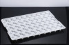 Thermoforming plastic blister packaging tray