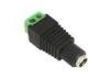 Female CCTV Camera Power Connector , Screw Power Connector