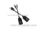 BNC to RJ45 Video Power Balun , Cat5 Video Power Data Balun