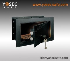 Key lock in-wall safe / Wall mounted safe