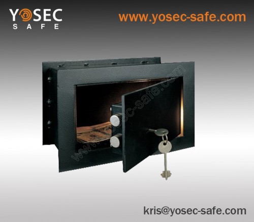 Key lock in-wall safe / Wall mounted safe