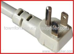 USA 3 prong 5-15P plug with cords