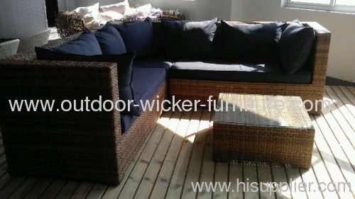 Outdoor rattan garden sofa sets