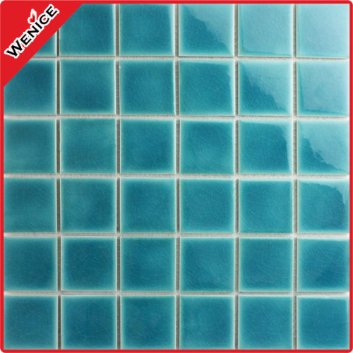 Mint color tile mosaic in Net Paster 300x300mm