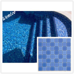 Swimming pool waterproofing mosaic tile