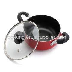 18CM Press Aluminum Non-Stick Casserole