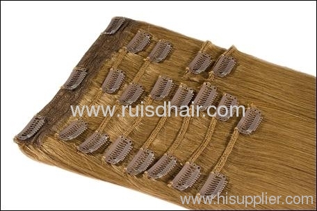 Virgin Indian clip in hair extension