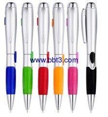 2 in 1 promotional ballpen with lighting