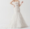 2013 Strapless Beaded Embroidery Mermaid Wedding Dresses Bride Dresses Wonderful Party Gown