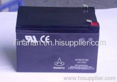 Huanyu sealed RVLA stationed lead acid battery for UPS, garden instrument, emergency light