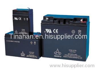 Huanyu sealed 6V 12V stationed lead acid battery for UPS, garden instrument, emergency light
