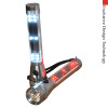 Solar LED Flashlight magnetic Tail Warning LED