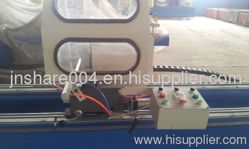 pvc windows and door cutting machinery Multifunctional precision 450 saw (inside outside turning)