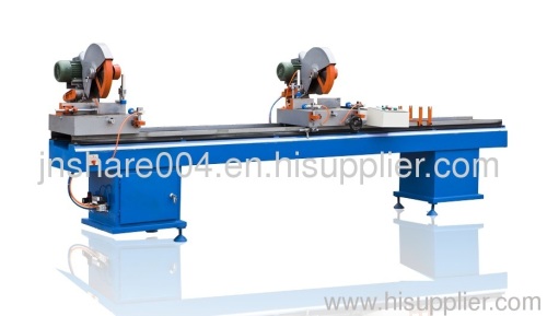 Double Head Mitre Saw Cutting windows machinery