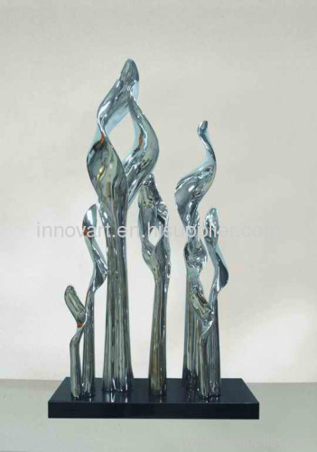 abstract resin plating sculpture