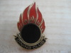 Sun shape lapel pin.Sport torch badges