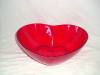 Plastic Valentine Heart Shaped Bowl