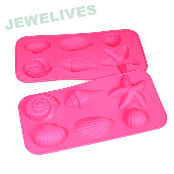 Silicone Ice tray mold in Ocean style