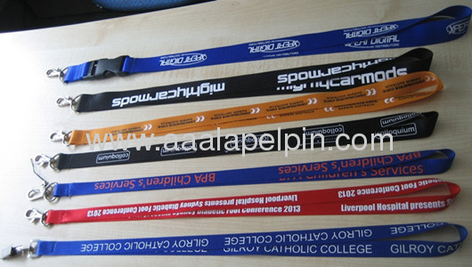 Popular Nylon lanyards lanyards lanyards manufacturer/lanyards for promotion gift