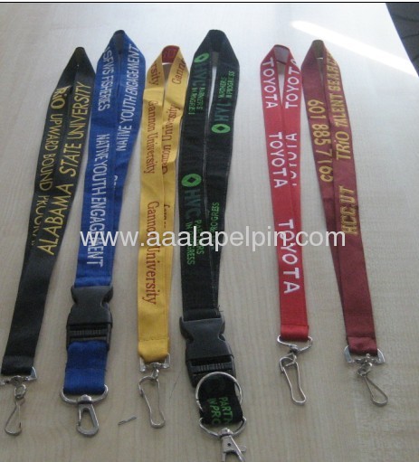 Woven Polyester lanyards for promotion