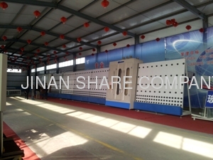 1800 plate press full-auto insulating glass production line