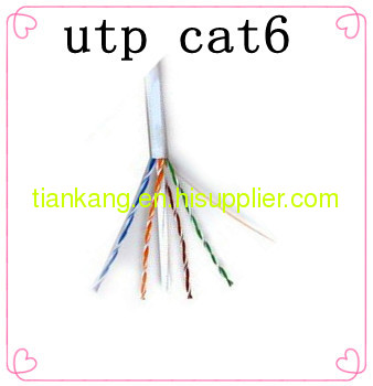 utp cat6 four pairs unshield data cable
