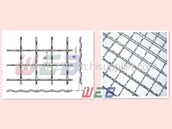 crimped wire mesh for automotive mesh