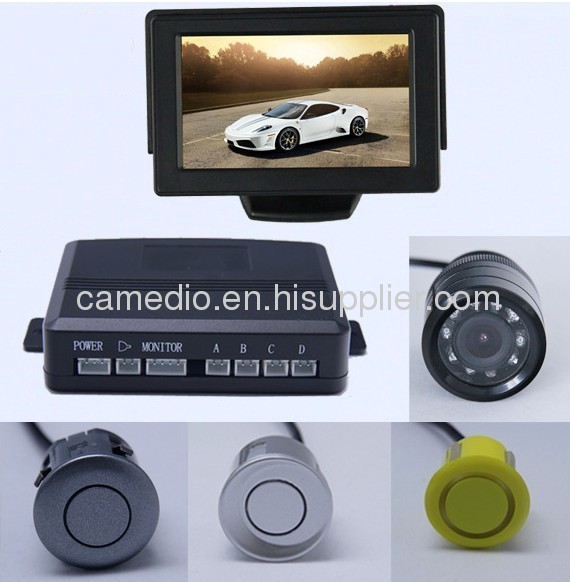 4 sensors Video Parking sensor (Human Voice alarm)