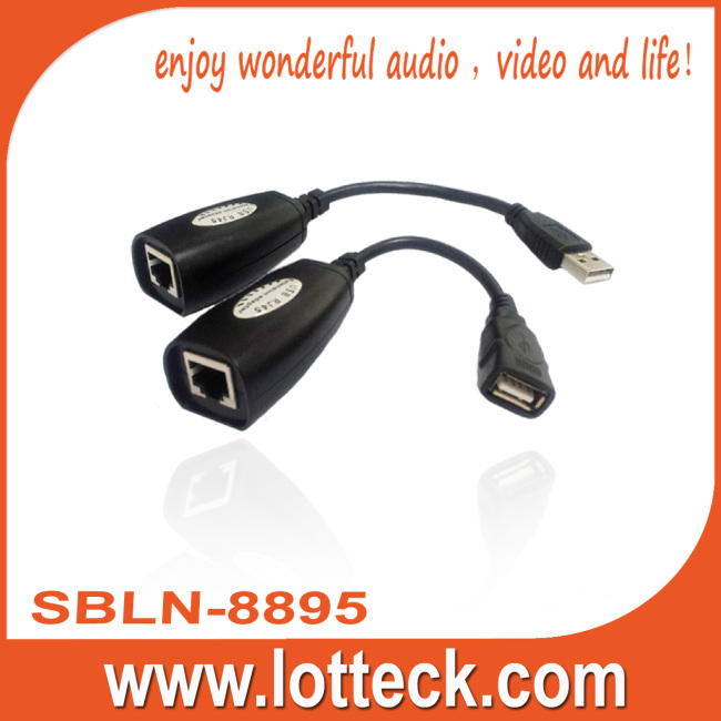 USB extender over lan cable/cat5/5e/6