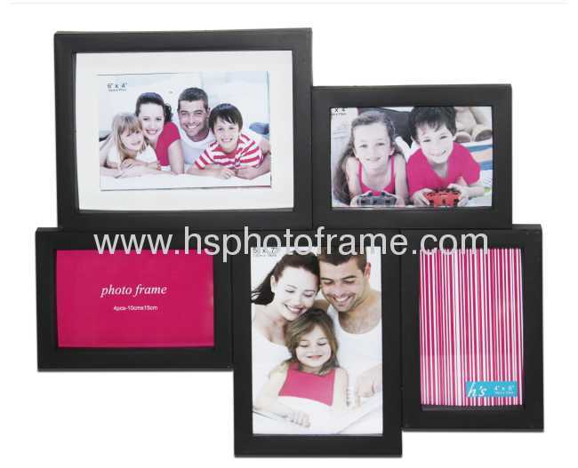 Plastic Injection Photo Frame,8X6&6X4-2&5X7&4X6,Black Colour Availiable