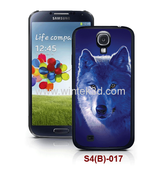 Samsung galaxy S4 3d back cover,with 3d picture,pc case rubber coated