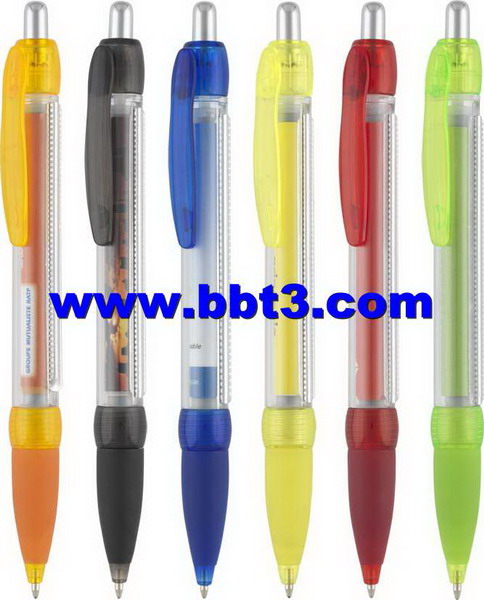 Top sell banner promotion ballpoint pens with rubber grip