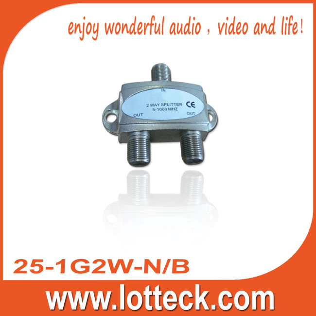 LOTTECK25-1G2W-N 2-WAY SPLITTER