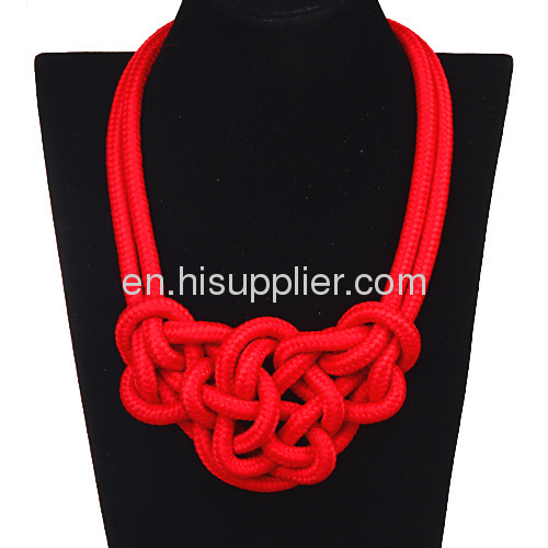 2013 Wholesale Fluorescence Rope Bib Collar Choker Necklaces For Women