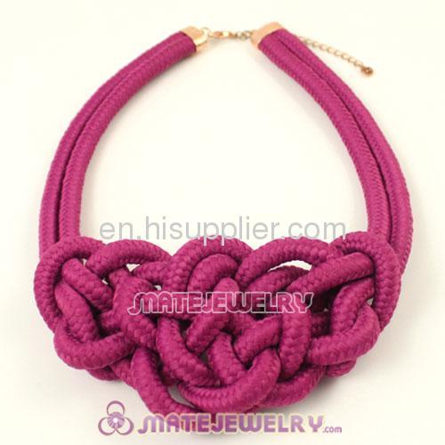 2013 Wholesale Fluorescence Rope Bib Collar Choker Necklaces For Women