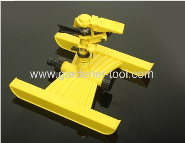 Plastic Water Impulse Sprinnkler With Plastic H form Base