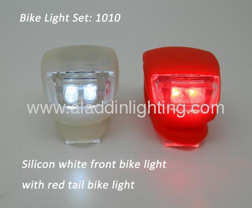 Cheapest silicon LED bike light set