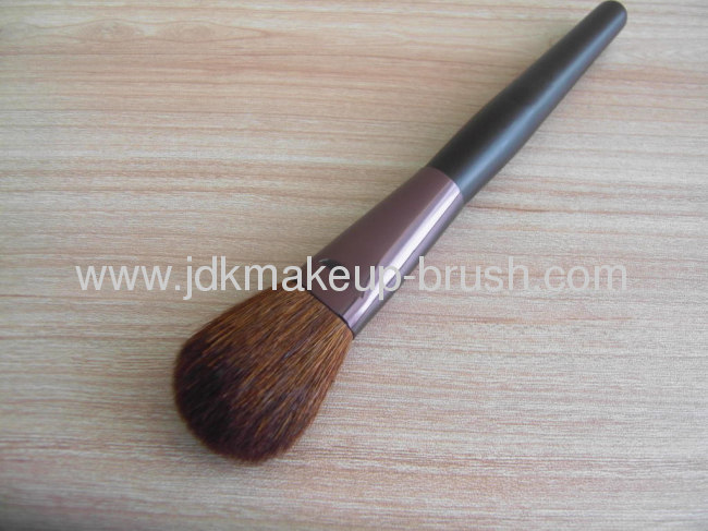 Good Goat hair Brown wood handle nice design makeup brush